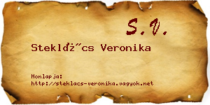 Steklács Veronika névjegykártya