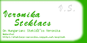 veronika steklacs business card